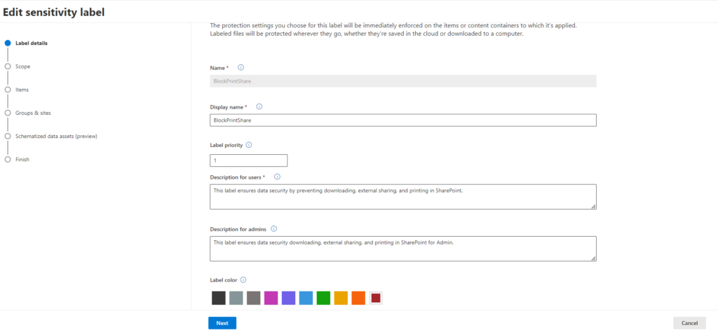 How to Block External Sharing and Printing Using Sensitivity Labels 4 image3