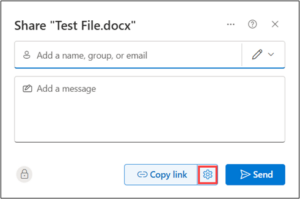 Effective Ways to Share Large Files via Email 5 Configure Link Settings