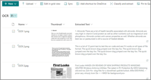 SharePoint Premium: AI-Powered Content Management for Smarter Workflows 10 Optical Character Recognition