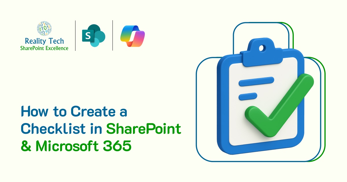 How to Create a Checklist in SharePoint & Microsoft 365