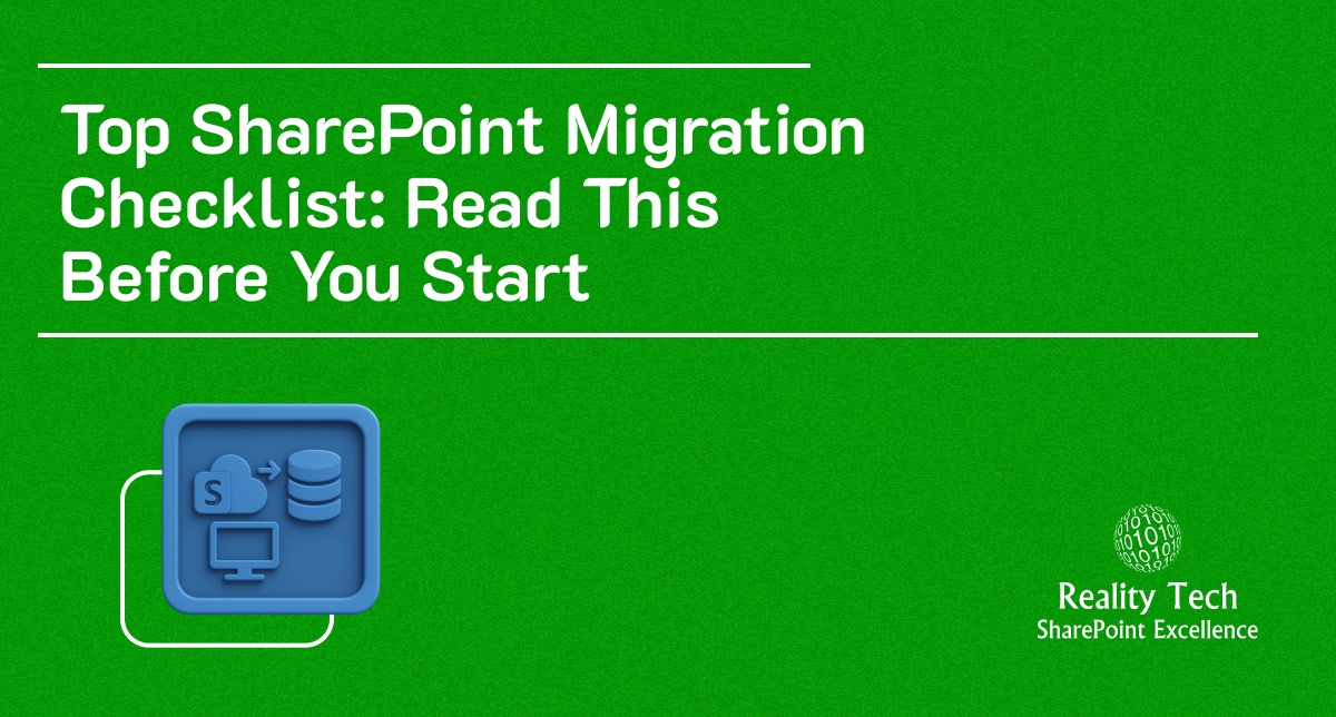 SharePoint Migration Checklist